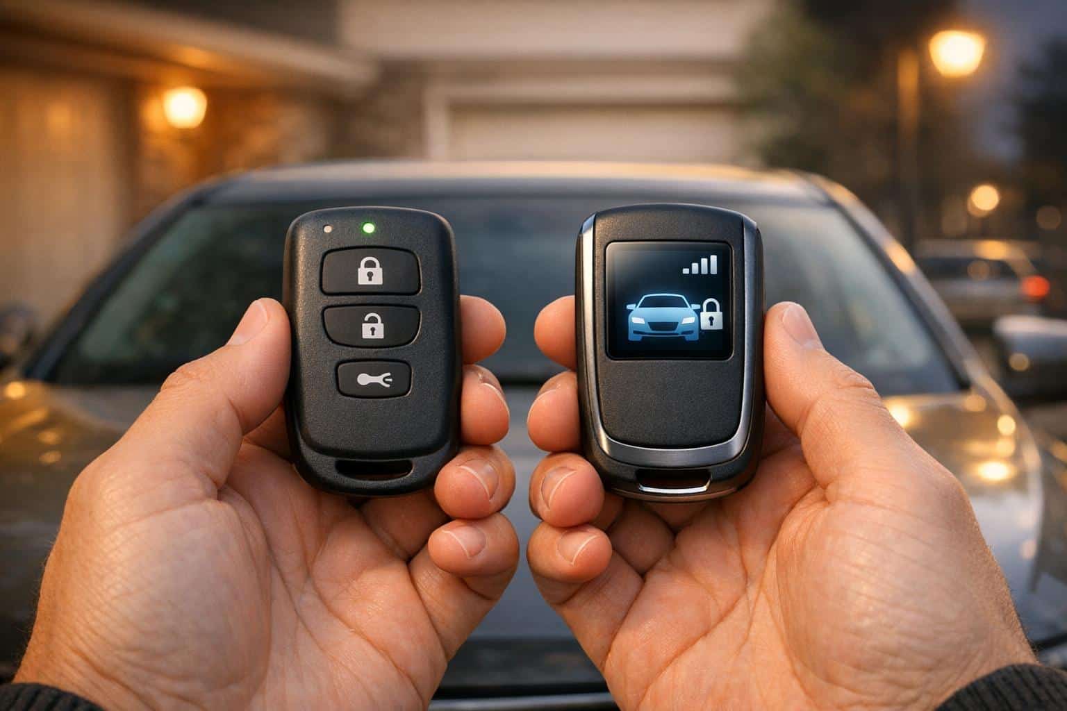 One Way Auto Two-Way vs. One-Way Car Alarms