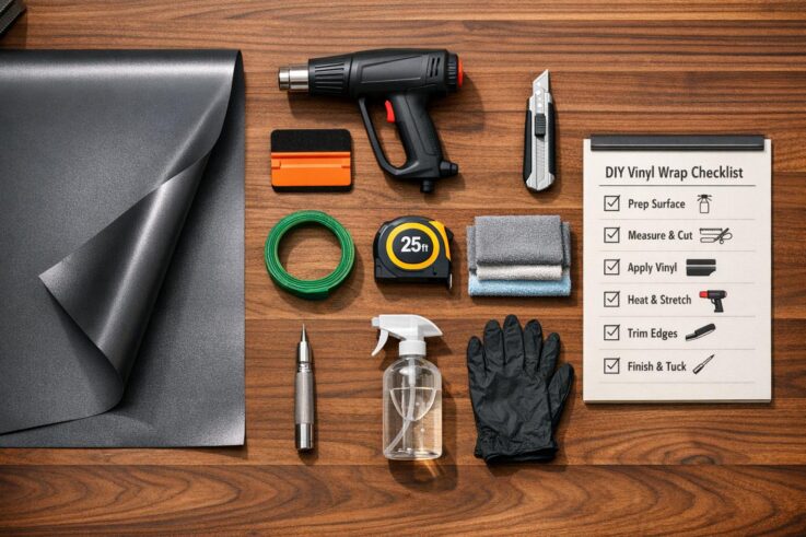DIY Vinyl Wrap Checklist: Tools and Steps